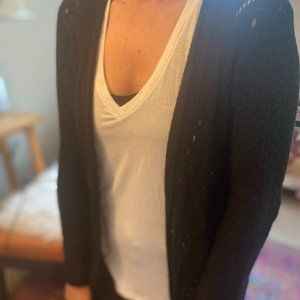 Longline Knit lack Cardigan